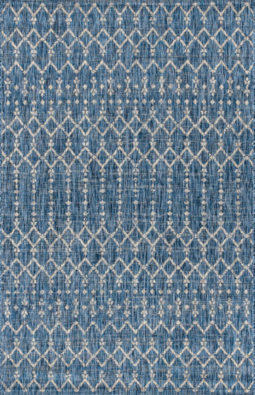 Ourika Moroccan Geometric Textured Weave Indoor/outdoor Area Rug